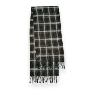 Made in Germany Navy Green Rectangular Scarf 13" x 70" Unisex Scarve